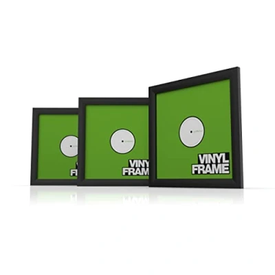 Imagen de Glorious Vinyl Frame Set Black 3x marcos de cubierta vinilo para discos 12&#039;&#039;, Diseño interior con estilo tus favoritos, negro
