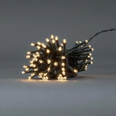 Imagen de NEDIS Luces decorativas cuerda 48 LED blanco cálido 3,60 m efectos de luz: 7 interior y exterior funciona con pilas
