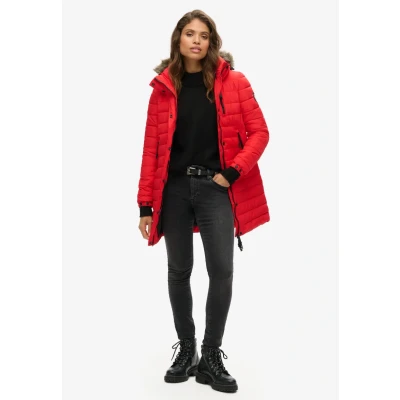 Imagen de Superdry Abrigo de invierno, Mujer, Talla: 38, High risk red