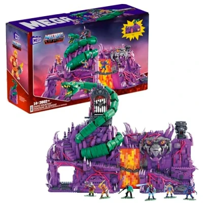 Imagen de Mega Construx Probuilders Masters of The Universe Coleccionistas Montaña de la Serpiente Bloques construccción con Figuras acción, 3800 Piezas, Juguete +10 años (Mattel HHD16)