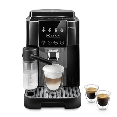 Imagen de De&#039;Longhi Magnifica Start ECAM220.60.BG, Cafetera Automática con LatteCrema Hot, Espresso de Grano a Taza 4 Recetas Un Solo Toque, Panel Control Tacto Suave, 1450W, Negro