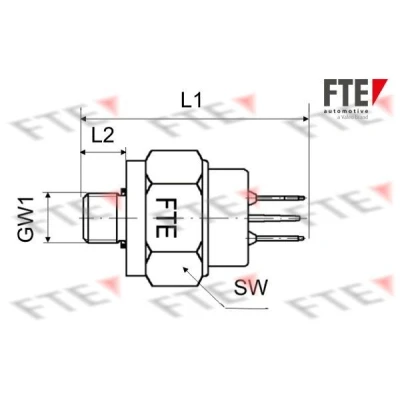 Imagen de FTE 9910201 Interruptor luces freno