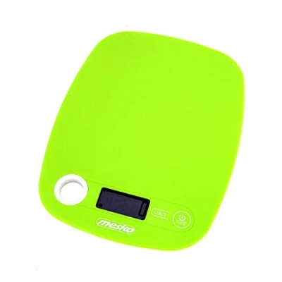 Imagen de Báscula De Cocina Digital, 5 Kg, Pantalla Lcd, Alta Precisión, Tara, Multifunción, Mesko Ms3159g Verde