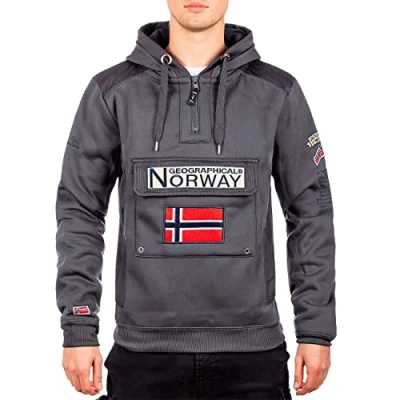 Imagen de Geographical Norway de Hombre Suéter Gymclass Gris Oscuro L