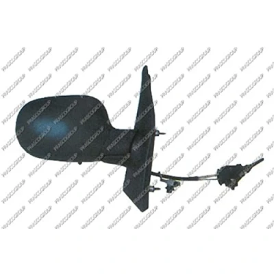 Imagen de Espejo retrovisor Prasco RN0307113 derecha negro manual ajustable desde interior, con sensor de temperatura, Ajuste por cable, convexo