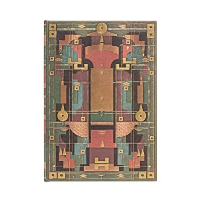 Imagen de Lion’s Den (Sybil Pye Bindings) Midi Lined Hardcover Journal: Hardcover, 120 gsm, ribbon marker, memento pouch, elastic closure