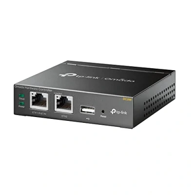 Imagen de TP Link Omada Controlador Cloud (Gestión Centralizada para Todas EAPs Omada, No Extra Coste, PoE de Suministro eléctrico, Puerto USB (OC200)) Negro