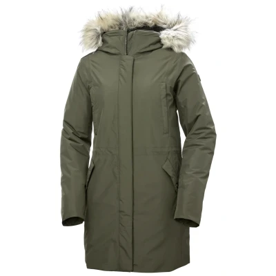 Imagen de Helly Hansen IRMA Parka Impermeable, Mujer, Talla: Large, Utility green