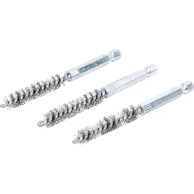 Imagen de BGS 3078 9 S Cepillo de acero mm 6,3 (1/4&quot;) 3 piezas