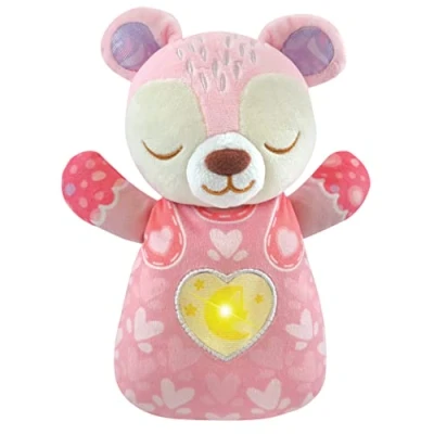 Imagen de VTech Peluche de Cuna Osito melodías, Juguete para bebés +0 Meses, Color Rosa, Versión ESP (3480 539857)