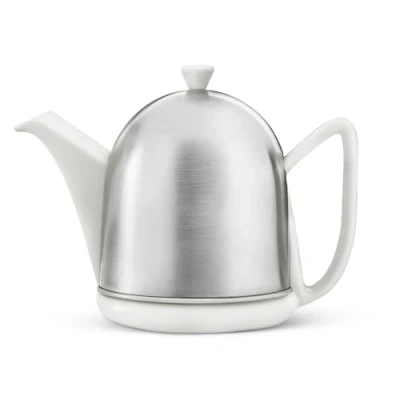 Imagen de BREDEMEIJER Teekanne INB3510W, Acero Inoxidable, Blanco, 1 L