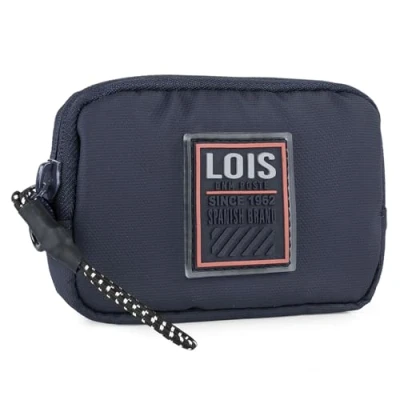 Imagen de Lois Monedero Hombre Pequeño. Llavero Cartera Juvenil Chico Chico. Tarjetero, Marino