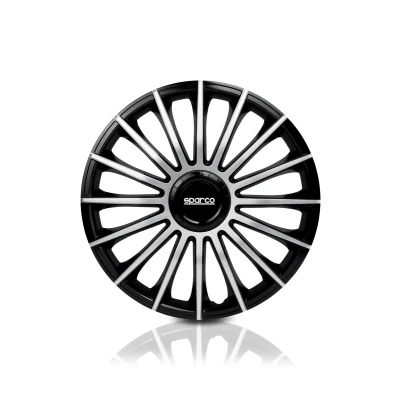 Imagen de SPARCO TORINO SPC1693BKSV Tapacubos 16in negro/plata