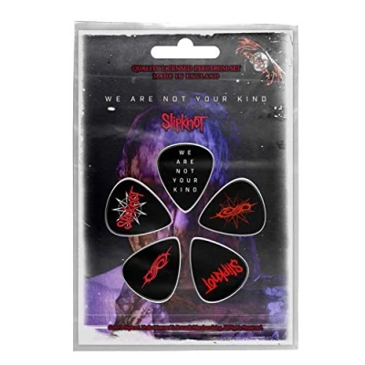 Imagen de Slipknot Guitar Picks We Are Not Your Kind Band Logo Oficial Plectrum 5 Pack