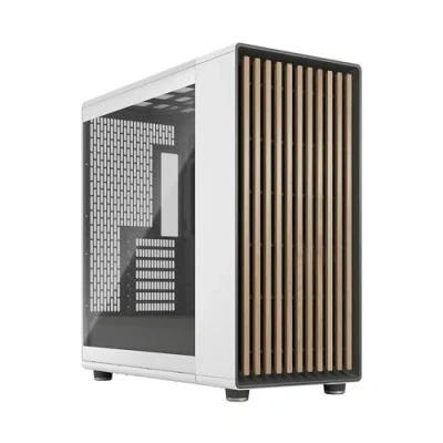 Imagen de Fractal Design North XL Chalk White TG Three 140mm Aspect PWM Fans Included Type C USB EATX Airflow Full Tower PC Gaming Case