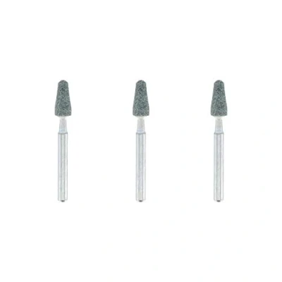 Imagen de Dremel 84922 Juego de accesorios piedras amolar carburo silicio, 3 para amolar, afilar y grabar en piedra, vidrio metales no ferrosos (4,8 mm)
