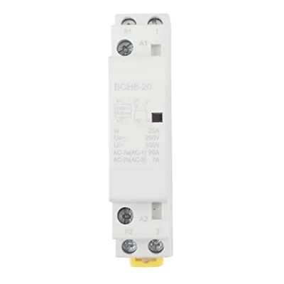 Imagen de 2P 1NO 1NC AC Contactor 20A 220V / 230V 50 60Hz Hogar Montaje en carril DIN