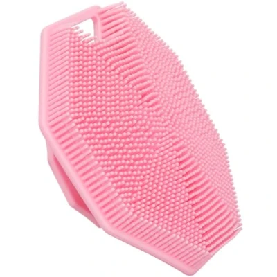 Imagen de Alyvisun Cepillo Corporal de Silicona con Gancho y Ventosa, Baño [Exfolia Masajea Suavemente], Ducha Silicona, Perfecto para Todo Tipo Piel (Rosa)
