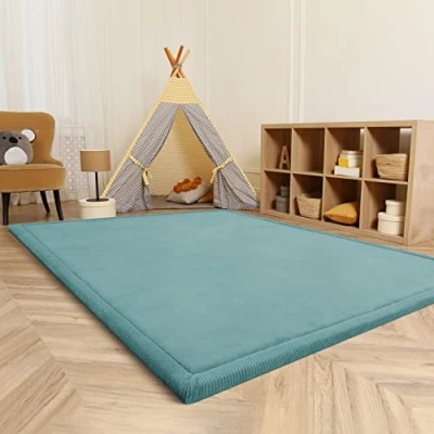 Imagen de Paco Home Alfombra De Habitacion Bebe Infantil Niña Niño Juego Suave Antideslizante Moderna, tamaño:100x200 cm, Color:Pink