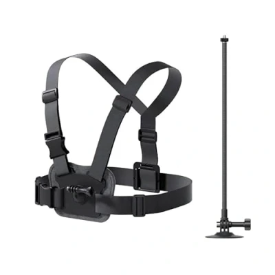 Imagen de Kit accesorios cámara deportiva Insta360 DPTSKSC/A, Montaje en Snow, Negro