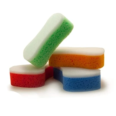 Imagen de martini SPA Massage color Esponja de baño tónico revitalizante, poliuretano, colores surtidos, forma violín, 14 g, 1 unidad