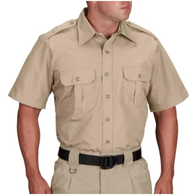 Imagen de Propper Camisa de Vestir táctica para Hombre, Manga Corta, Tejido SS, F530138, Caqui, XXL