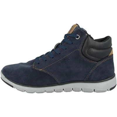 Imagen de Geox J Xunday Boy A, Botines para Niño, Multicolor (Navy/Black), 39 EU