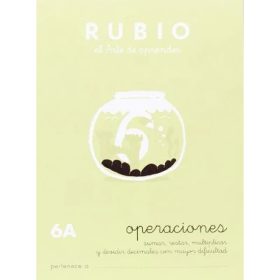 Imagen de Operaciones 6A RUBIO con decimales