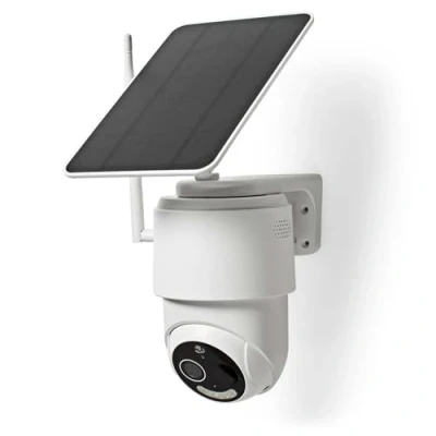 Imagen de NEDIS Cámara WiFi PTZ Exterior Full HD 1080P Independiente con Panel Solar de visión Nocturna y Sensor Movimiento