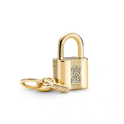 Imagen de Pandora Mujeres Charm Baño de oro 14 quilates 760088C01