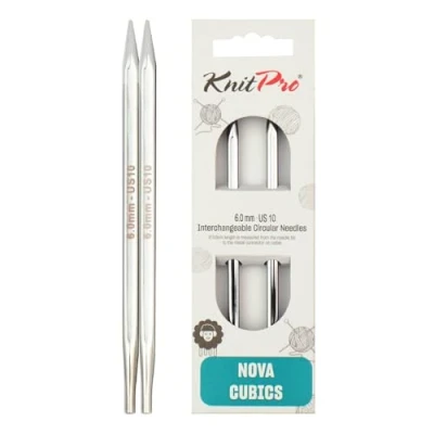 Imagen de Knit Pro KnitPro Nova Cubics Puntas de Aguja Circular Intercambiables Especiales 6.00mm 1 Unidad