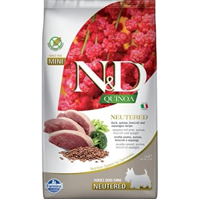 Imagen de FARMINA ND Dog Quinoa NEUTERED Pato Mini 2,5KG