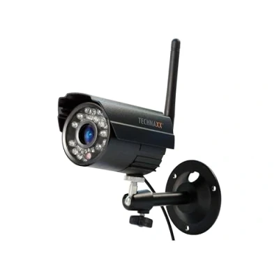 Imagen de Technaxx Cámara bala adicional para de seguridad fácil Set TX 28 uso en exteriores Detección movimiento, visión diurna y nocturna PIR, resistente al agua vigilancia