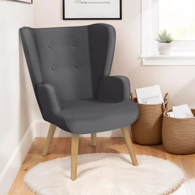 Imagen de Cómodo sillón escandinavo gris