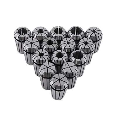 Imagen de 15 Piezas ER20 Collet Chuck Set Resorte de Acero para Máquina Grabado CNC y Herramienta Torno Fresado 1 13mm