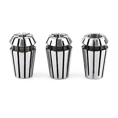 Imagen de ER11 CNC Collet, 3 Piezas Spring Herramienta de Soporte Torno Fresado 1/8 Pulgada 4mm 6mm