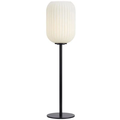 Imagen de Markslojd Cava Lámpara de Mesa 1 Globo Luz Negra, Blanco