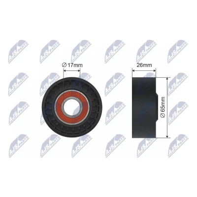 Imagen de Rodillo tensor, correa auxiliar NTY RNK RE 001