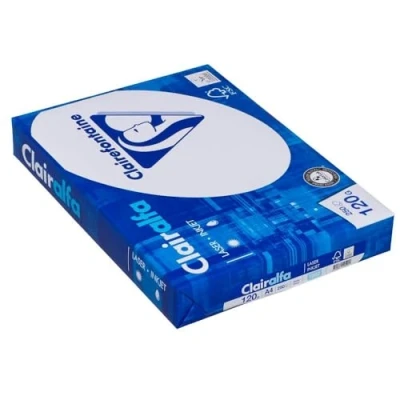 Imagen de Clairefontaine 1952C Paquete de folios A4 (250 unidades, 120 g/m²), color blanco