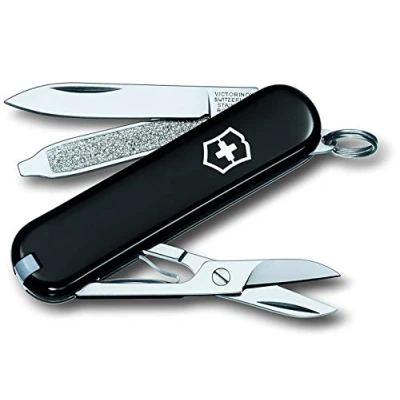 Imagen de Victorinox, Classic SD, Navaja Multiuso Suiza, Cuchillo bolsillo, Regalo, 7 Funciones, Hoja pequeña, Lima de uñas