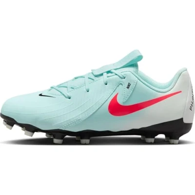 Imagen de Nike Performance JR Phantom GX II Academy FG/MG Unisex Botas de fútbol con tacos para niños, Talla: 36, Mint/atomic red/off noir Zapatos