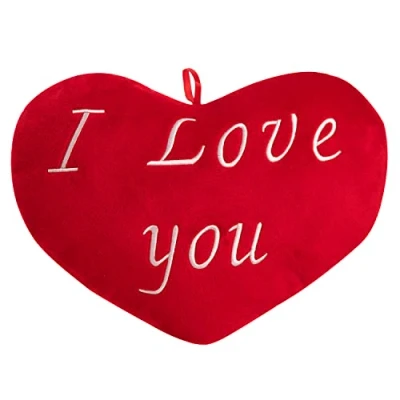 Imagen de Deuba Cojín en Forma de Corazón Regalo San Valentín Ocasiones Especiales Románticas Almohada 32x25x10cm