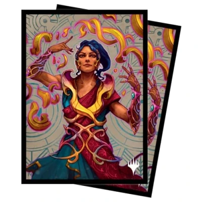 Imagen de Ultra Pro The Lost Caverns of Ixalan 100ct Deck Protector® Mangas Saheeli, Sun&#039;s Brilliance for Magic: Gathering, protege las cartas MTG de rasguños y arañazos, protector tarjetas
