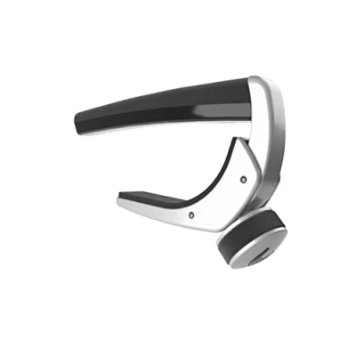 Imagen de Planet Waves Guitar Capo Pro Plus Ideal for 12 String Guitars FlexFit Technology Adjusts to Any Fretboard Optimal Pressure In Tune Performance Silver
