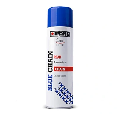Imagen de IPONE Grasa para Cadenas de Moto Color Azul Formulación anticorrosión Resistente al Agua 250 ml
