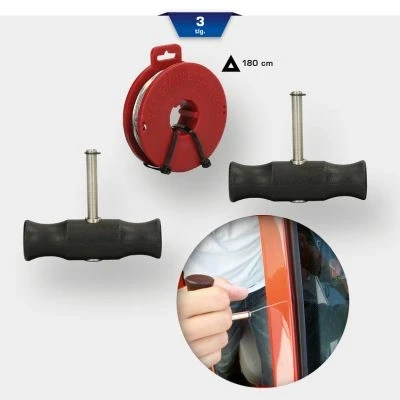 Imagen de KS TOOLS BT681150 Kit alambres de corte, desmontaje cristales
