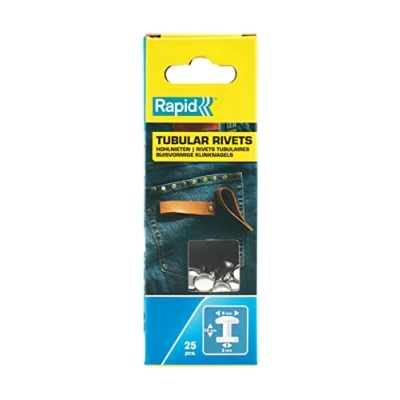 Imagen de Rapid 5000416 Remaches, 0 W, Blue/Silver/Clear, 9x3x13mm