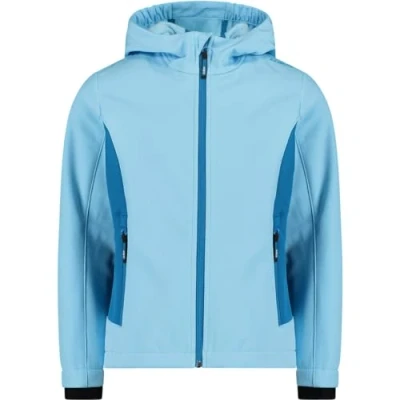 Imagen de CMP Chaqueta Kid G Con Capucha Fija, Softshell Unisex niños, Azul (Anís Jade 3A29385N), 152