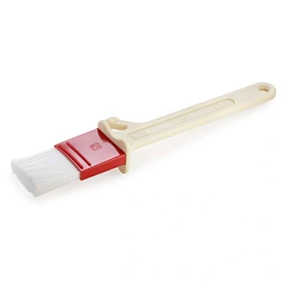 Imagen de Thermohauser 8300018604 Brocha con cerdas de poliéster blancas y espaciador, ancho del pincel, longitud las 4 cm, mango: plástico PA, fibra vidrio reforzada, cerdas: