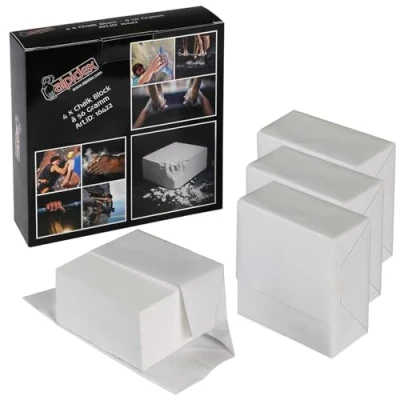 Imagen de ALPIDEX 4 x Chalk Block 56 g Bloque De Tiza Magnesio En Gimnasia Halterofilia Entrenamiento Deportivo